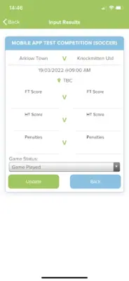 Sportlomo Game Management android App screenshot 2